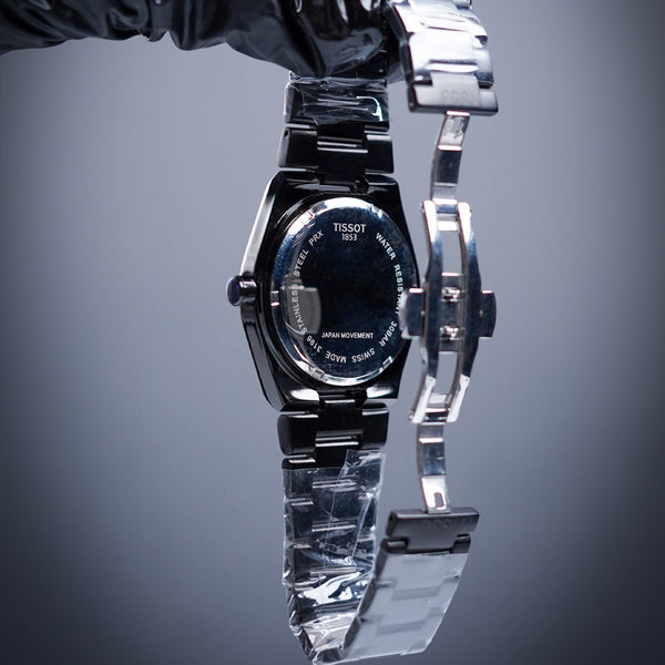 Tissot 1853 PRX – Elegant Swiss Stainless Steel Watch | Black.