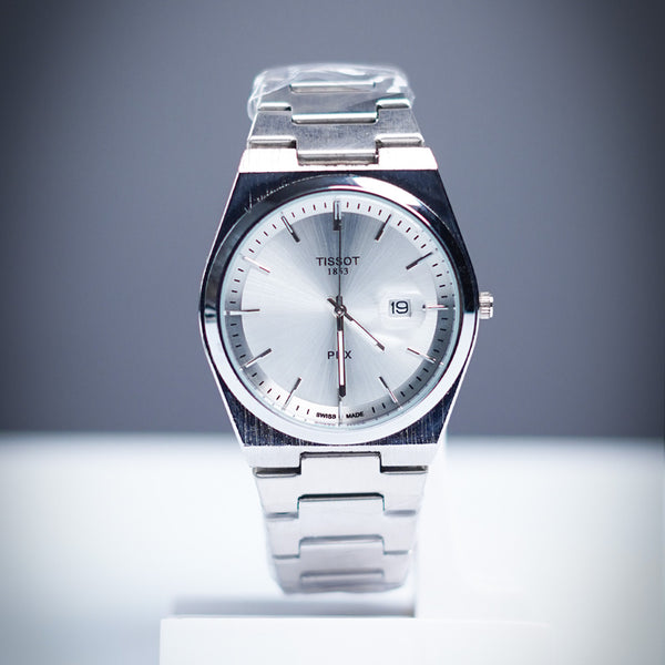 Tissot 1853 PRX – Elegant Swiss Stainless Steel Watch | Silver.
